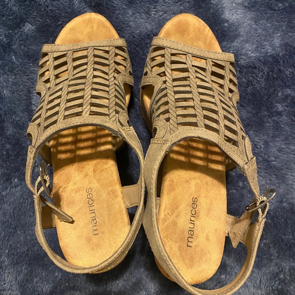 Maurices size 8 wedges one 8.5 size. $15 each pair